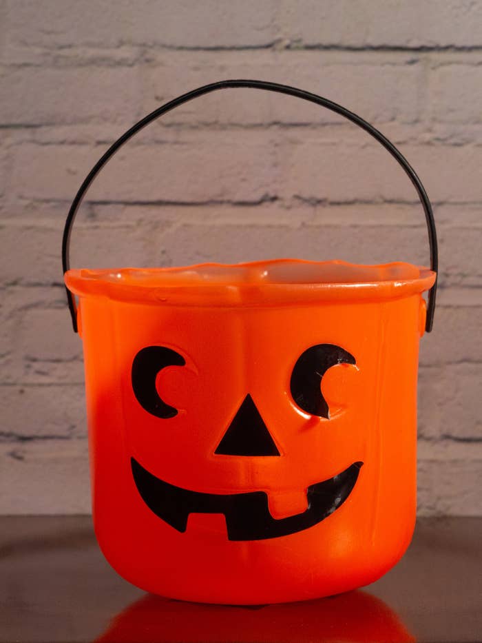 pumpkin candy bucket
