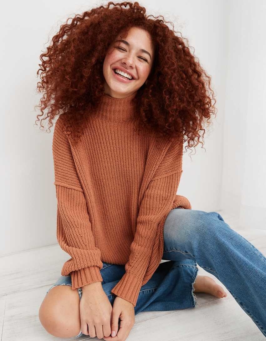 DAMEN Pullovers & Sweatshirts Chenille Rabatt 88 % Orange S Easy Wear Pullover 
