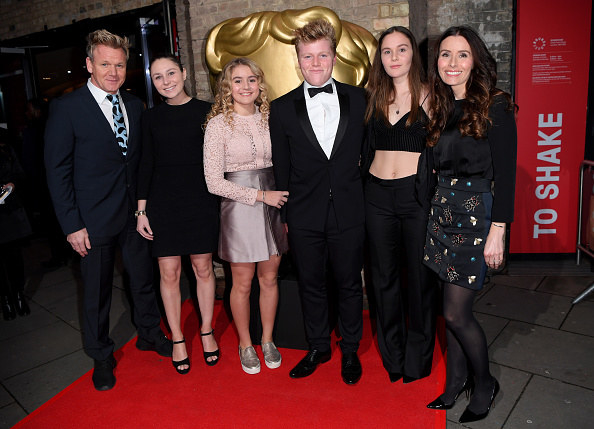 Gordon Ramsay, kids Holly Anna Ramsay, Matilda Ramsay, Jack Scott Ramsay, Megan Jane Ramsay and wife Tana Ramsay