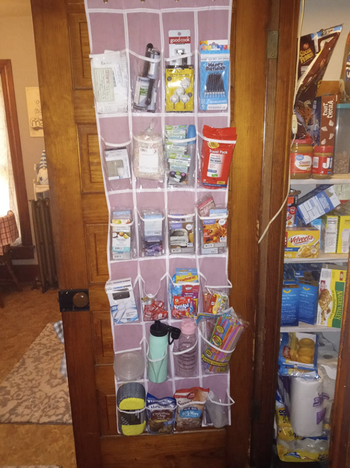 organizer used for pantry snacks