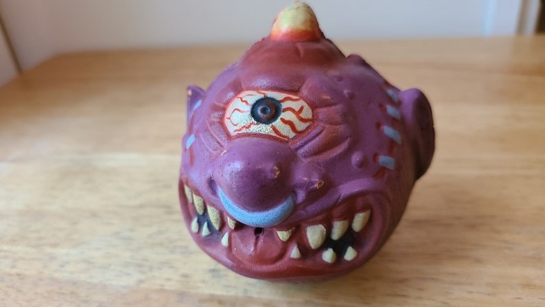 A purple cyclops Madball