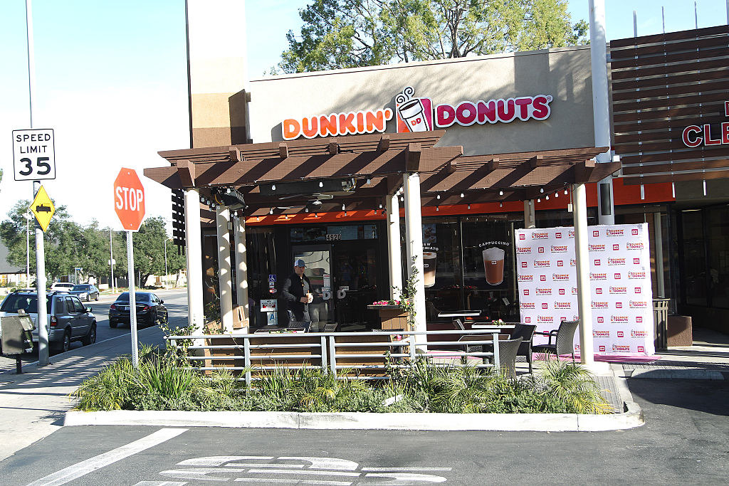 A Dunkin&#x27; Donuts store