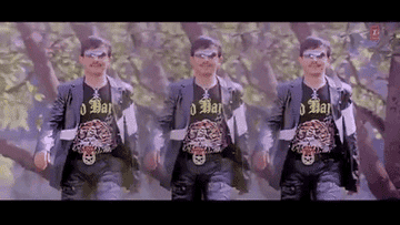 GIF of KRK walking while the frames change to show him being duplicated 2 and then 3 times
