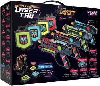 The laser tag set box