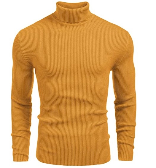 Foto de suéter en color mostaza