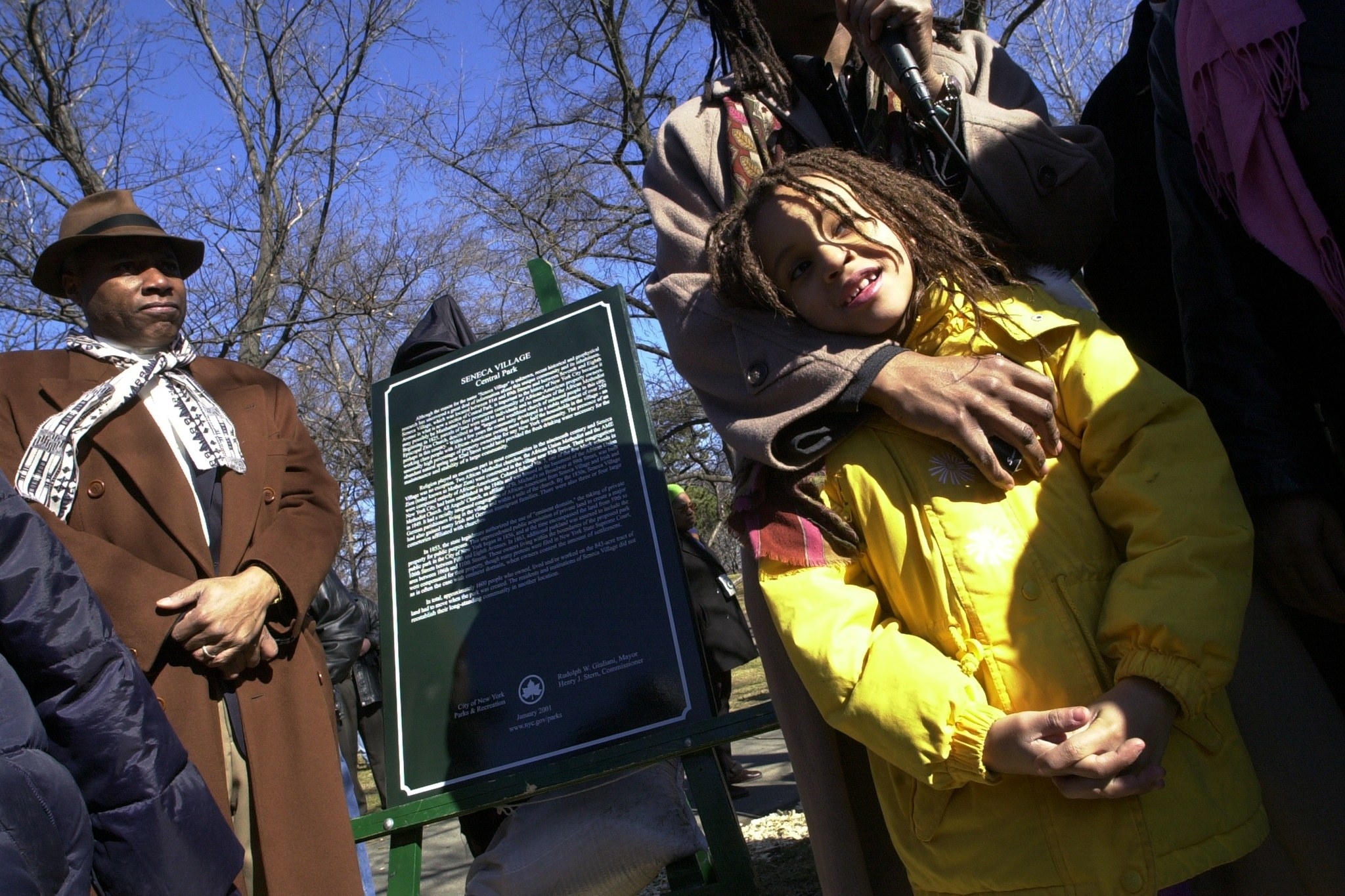 Seneca Village Plaque