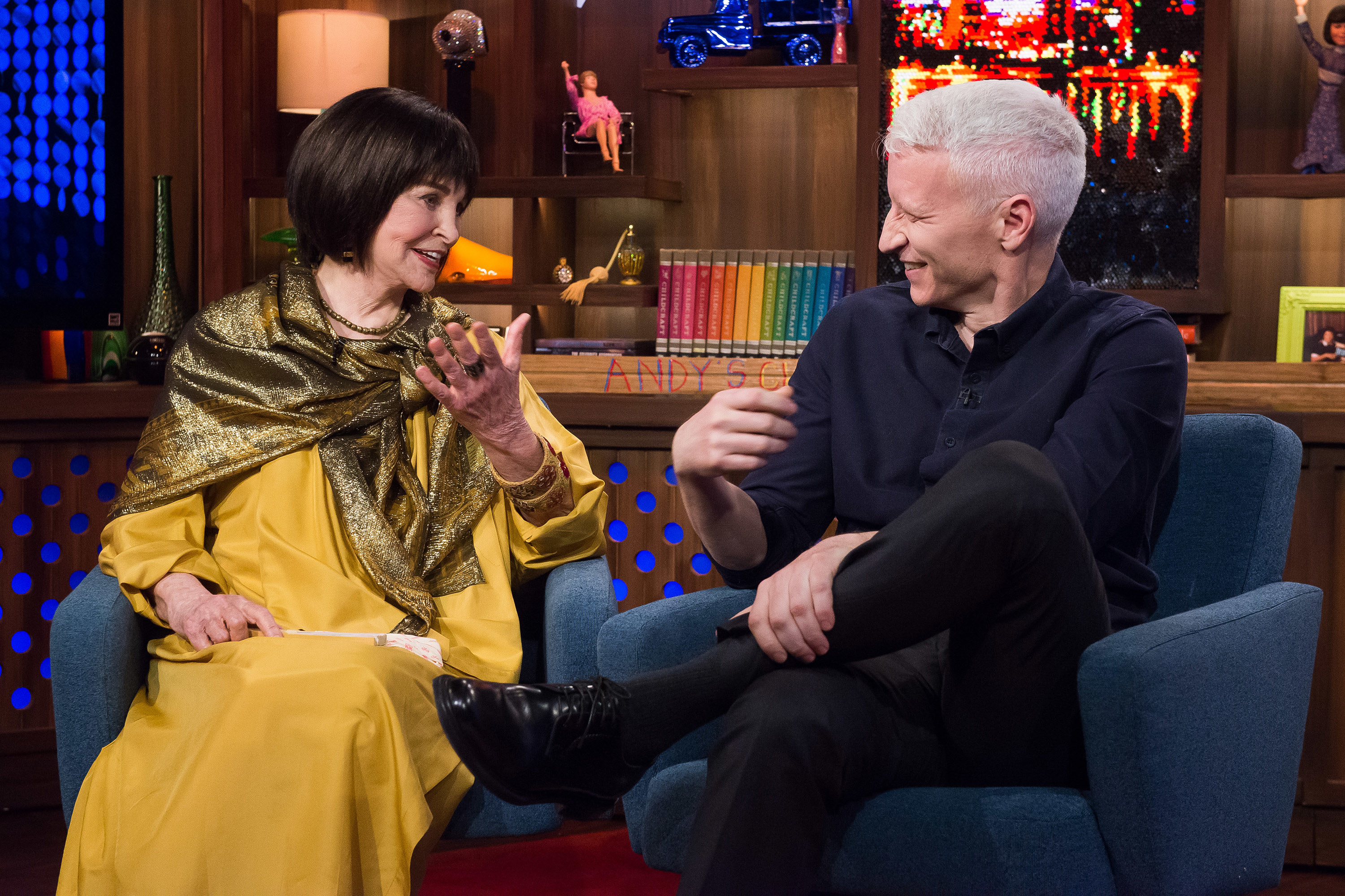 Gloria Vanderbilt and Anderson Cooper