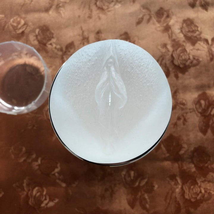 The opening of the masturbator