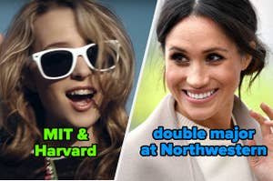 Bridgit Mendler is going to MIT and Harvard, and Meghan Markle was a double major at Northwestern