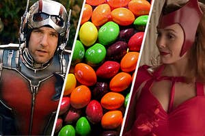 ant-man, skittles, scarlet witch
