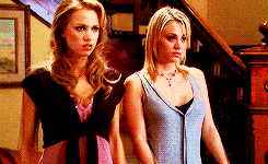 Billie and Christy using their powers to rain fire down on &quot;Charmed.&quot;