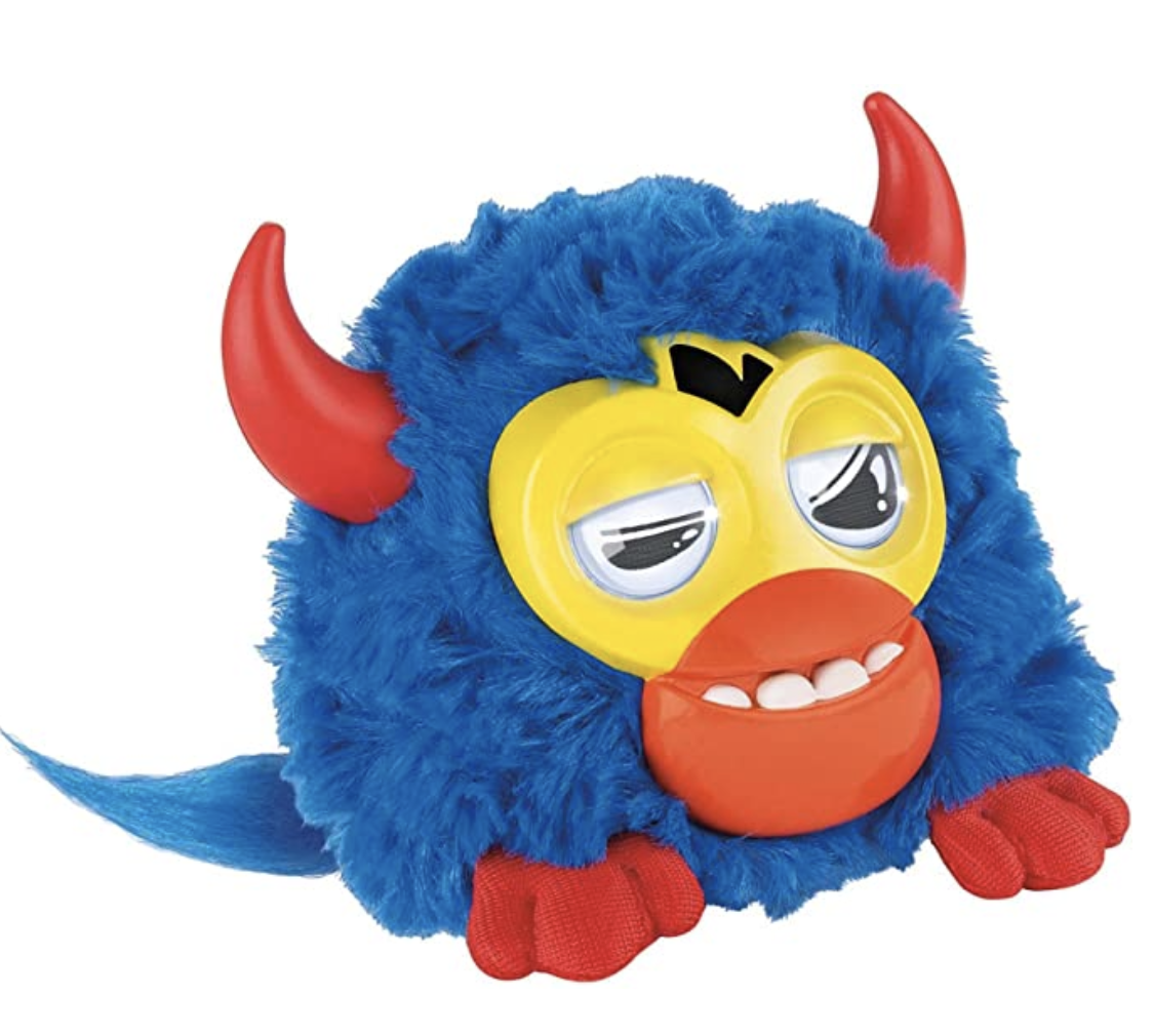 Furby with teeth showing