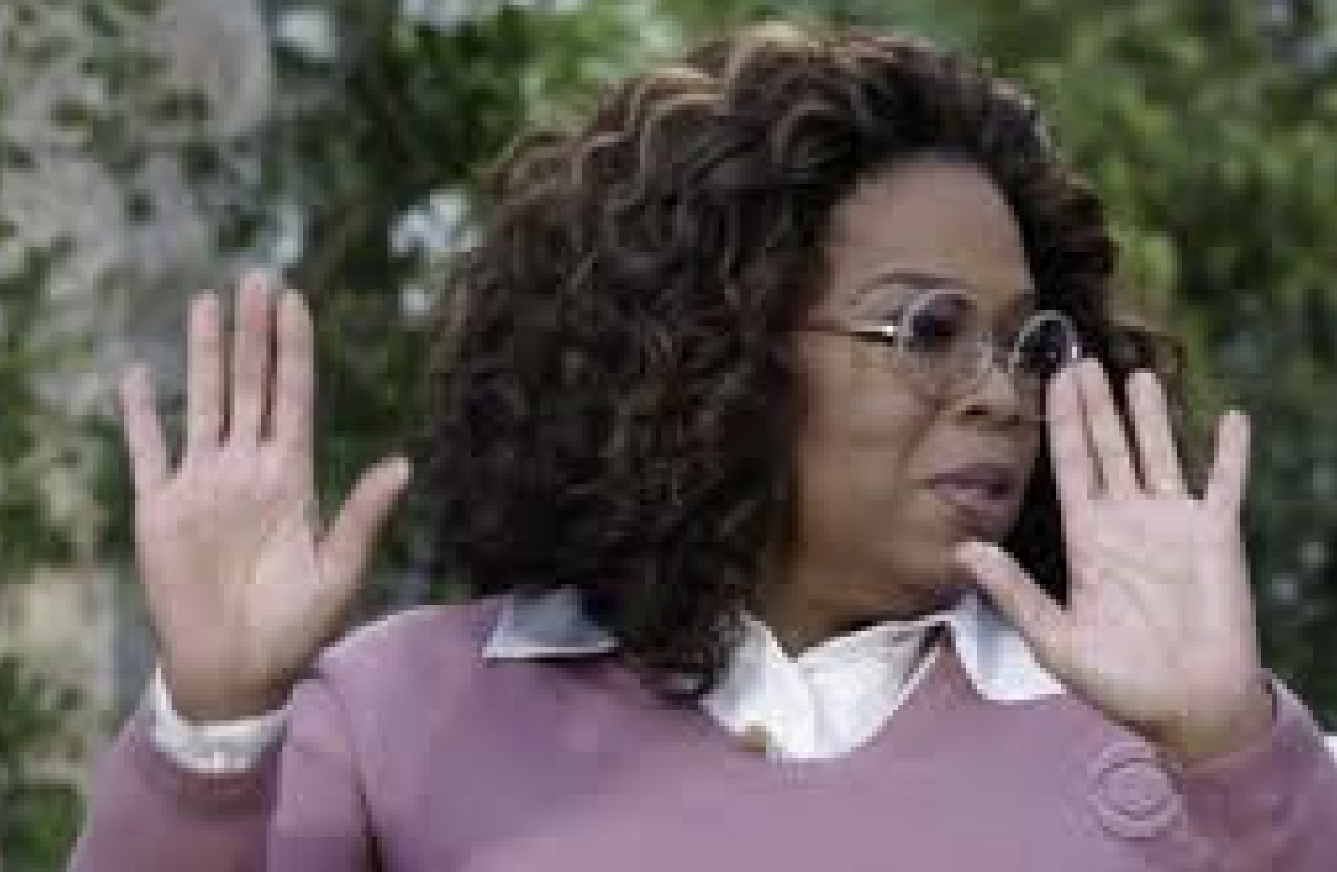 Oprah looking shocked