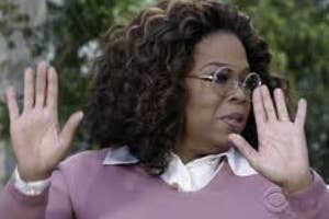 Oprah looking shocked
