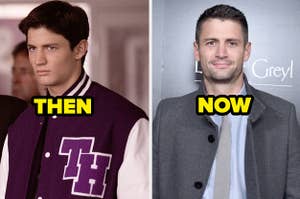 James Lafferty as Nathan then and now