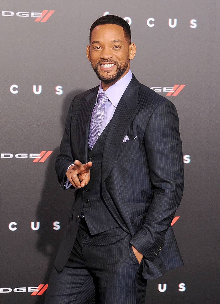 Will Smith arrives at the Los Angeles World Premiere of Warner Bros. Pictures "Focus"