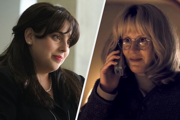 Beanie Feldstein and Sarah Paulson as Monica Lewisnky and Linda Tripp in Impeachment: American Horror Story