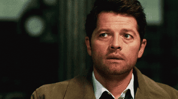 Castiel looking confused