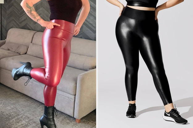 18 Of The Best Faux-Leather Leggings That Keep It Real