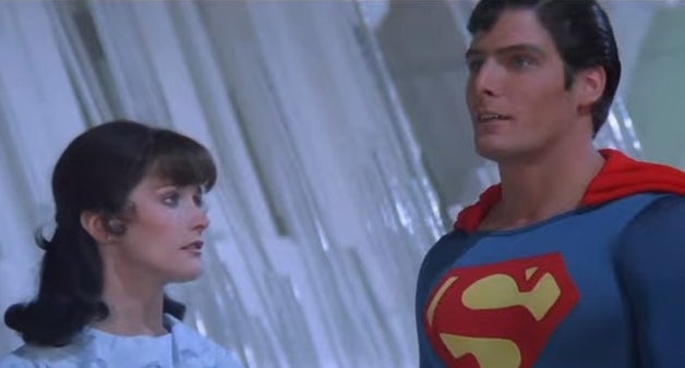 Superman and Lois in the Fortress of Solitude in &quot;Superman II&quot;