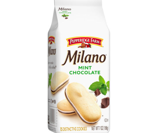Milano mint chocolate cookies