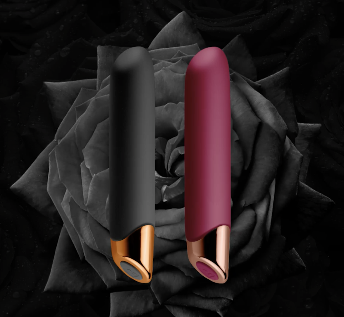 Black and wine red bullet vibrators