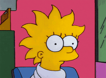 gif of lisa simpson&#x27;s hair transforming into multiple styles