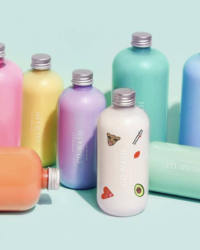the customized hair care bottles