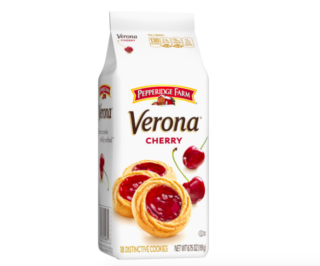 Cherry Verona Pepperidge Farm pack of 18 cookies