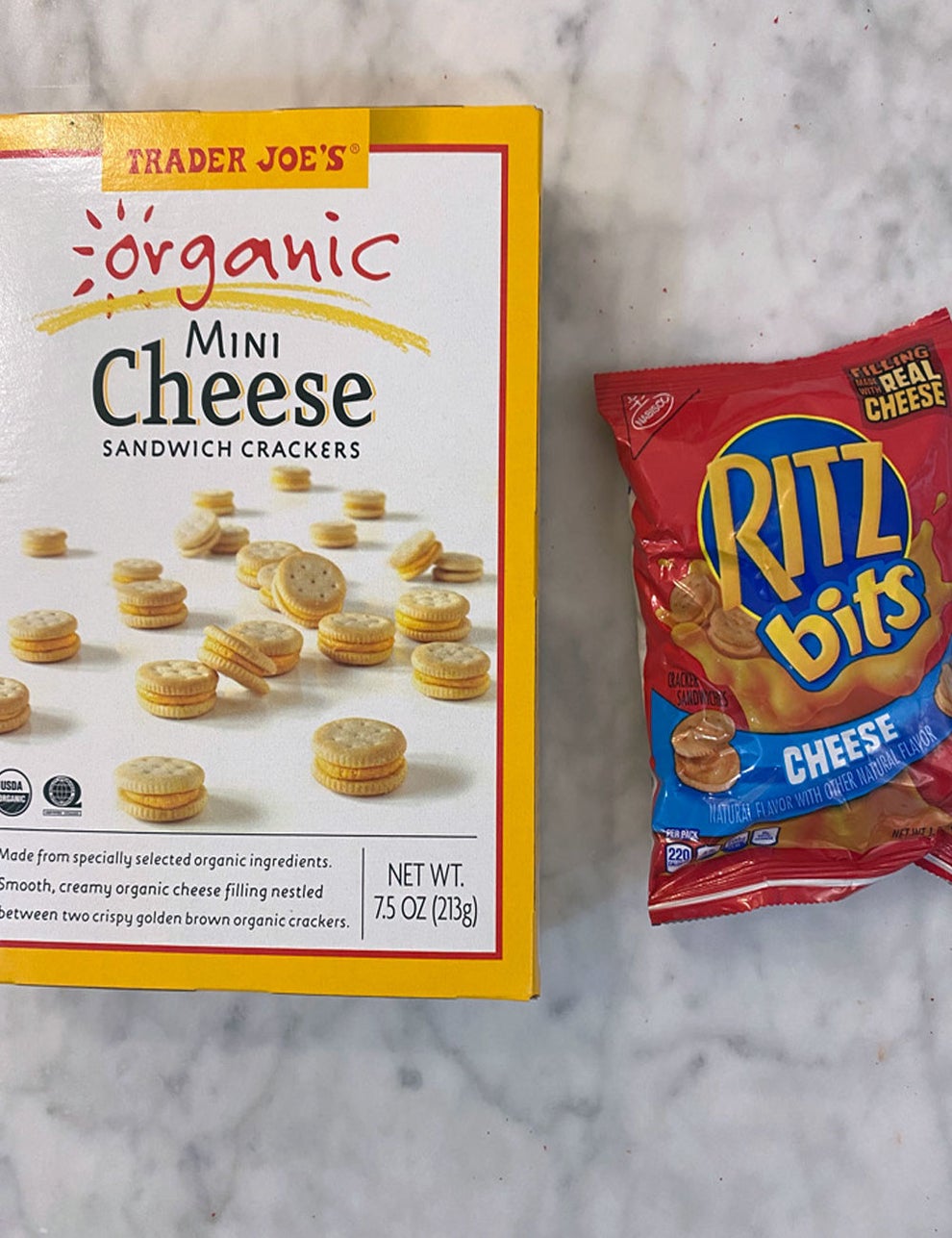 Trader Joe's Knockoff Products Versus Brand Name Foods