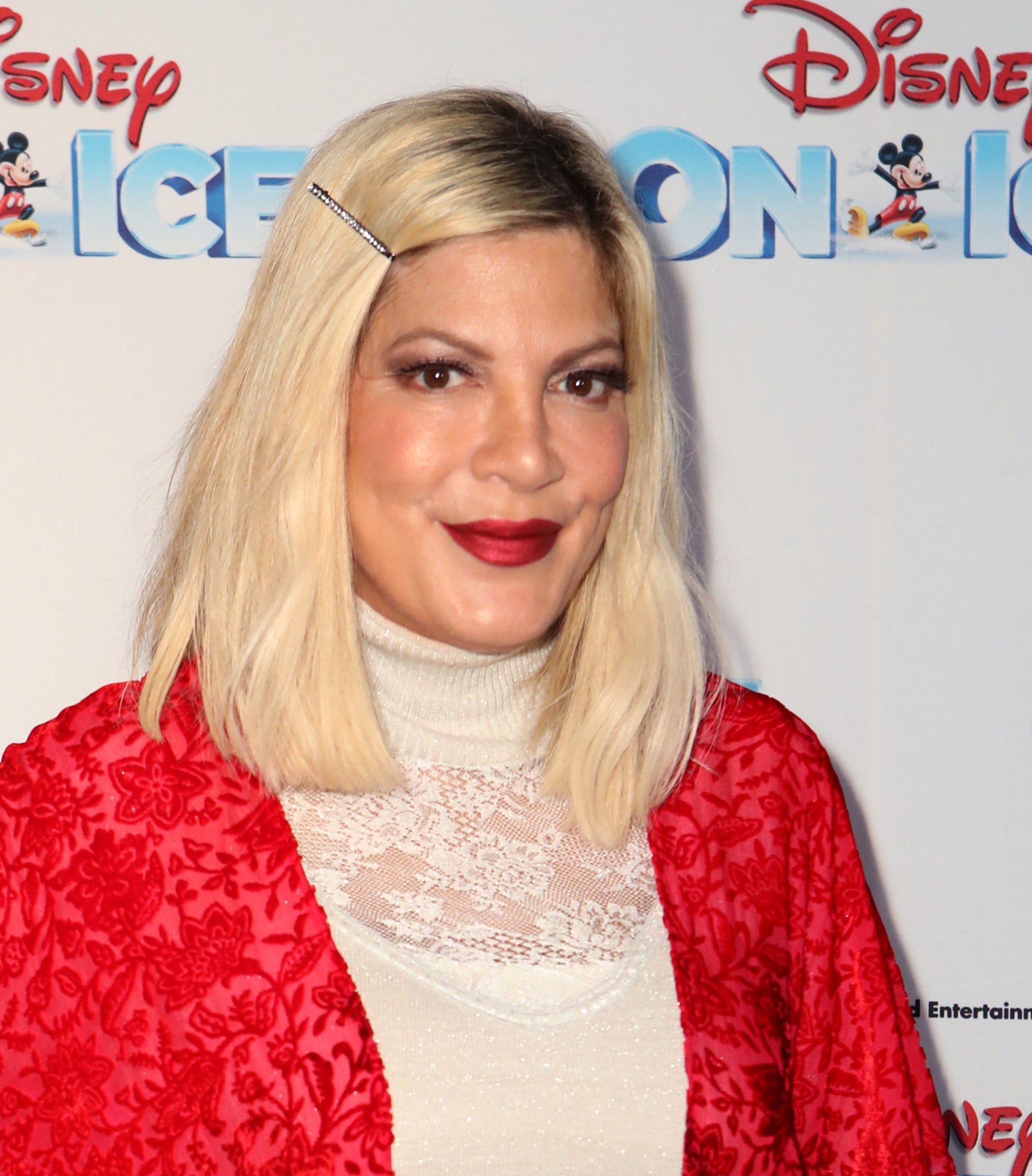 Tori Spelling at a disney event