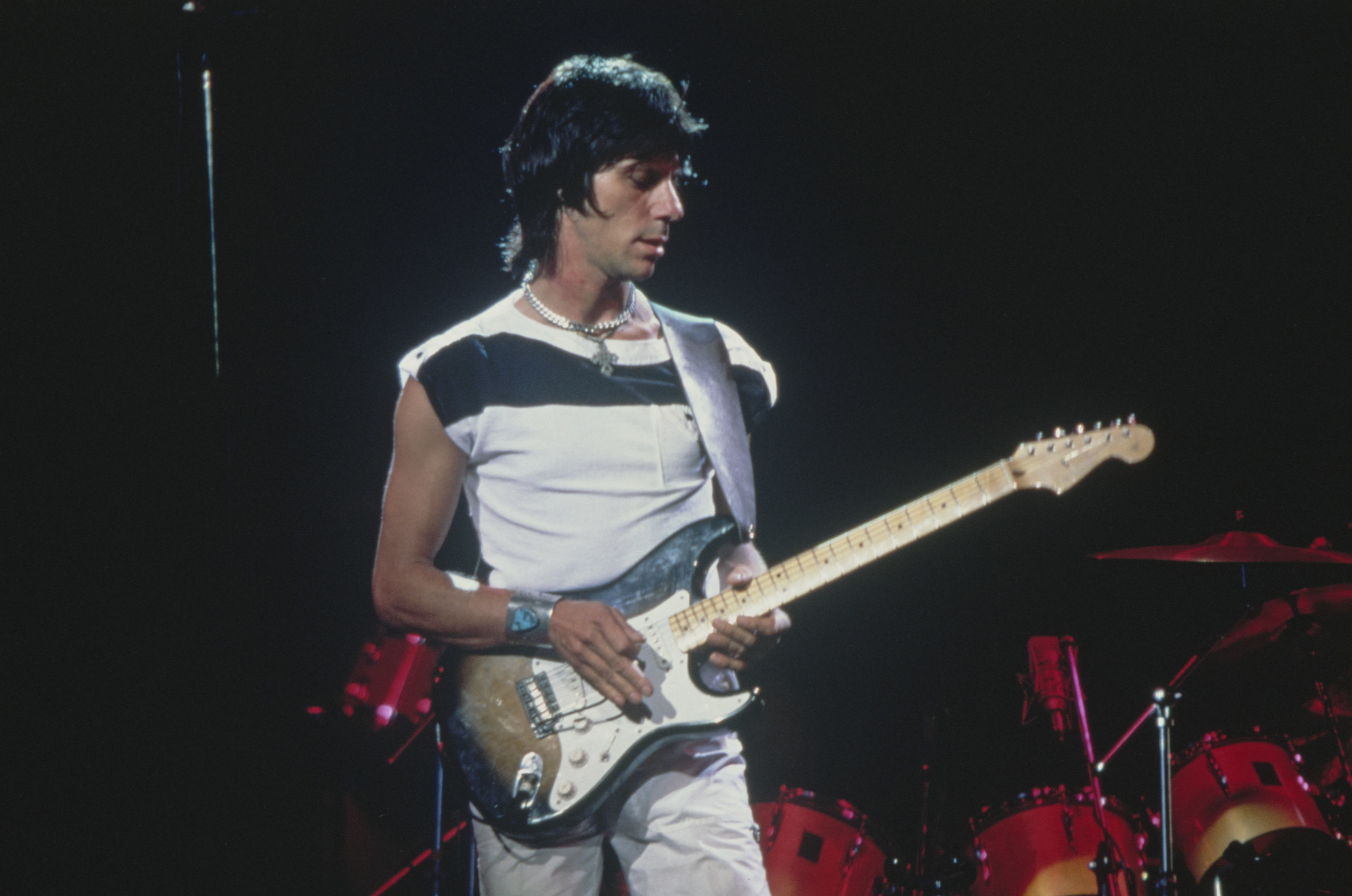 Jeff Beck on guitar