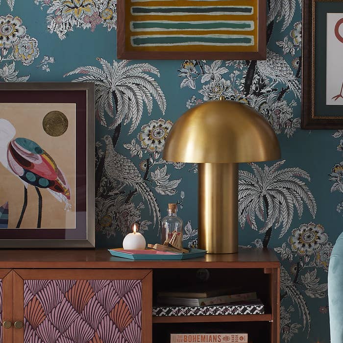 the brass lamp