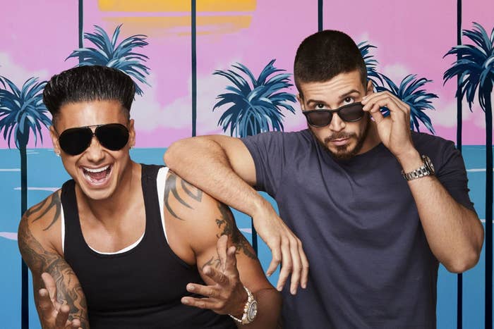 Promotional poster of Pauly D and Vinny