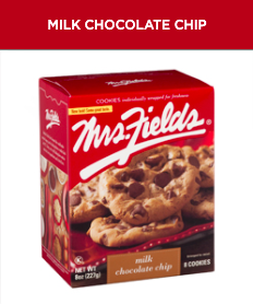 Mrs. Fields Milk Chocolate Chip Cookies