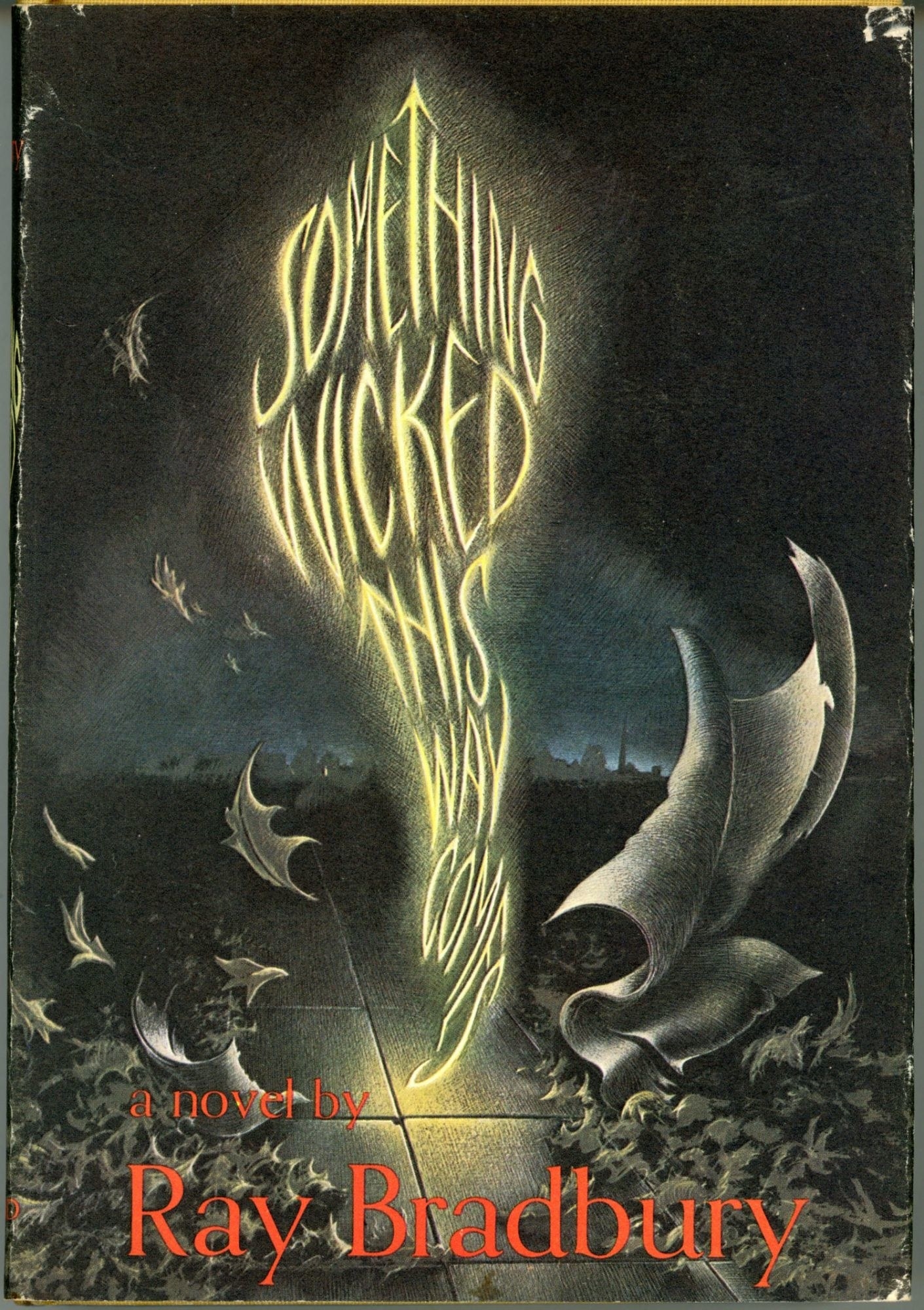 The book cover of Something Wicked This Way Comes by Ray Bradbury