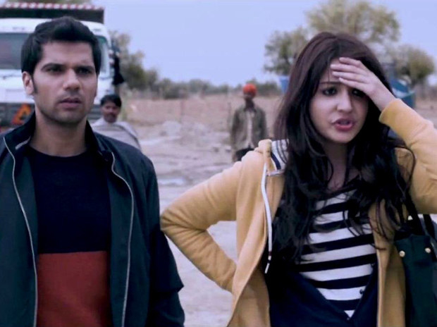 Still of Anushka Sharma and Neil Bhoopalam from the movie