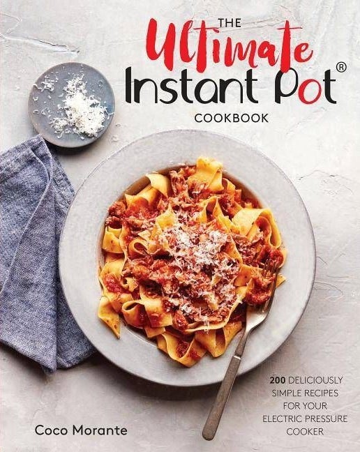 The Ultimate Instat Pot cookbook with a pasta dish on the cover