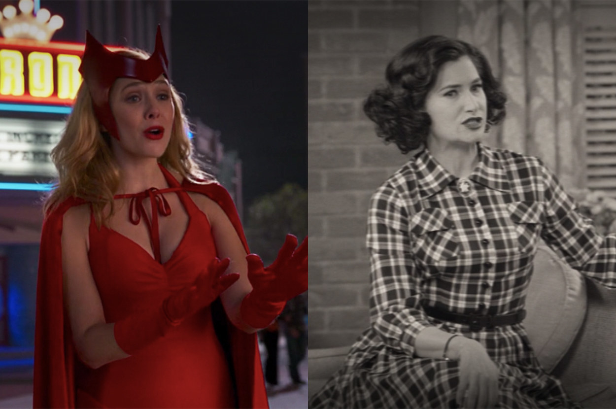 Wanda is bold and powerful, whereas Agatha is dark and mysterious