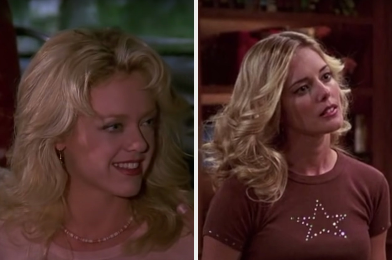 Lisa Robin Kelly as Laurie and Christina Moore as Laurie later on