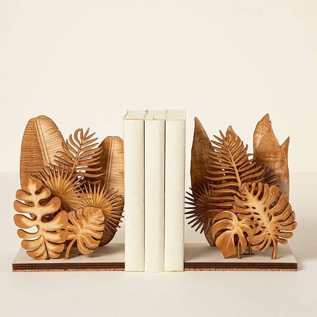 DIY Modern Wooden Bookends that Look Super Expensive but aren't!
