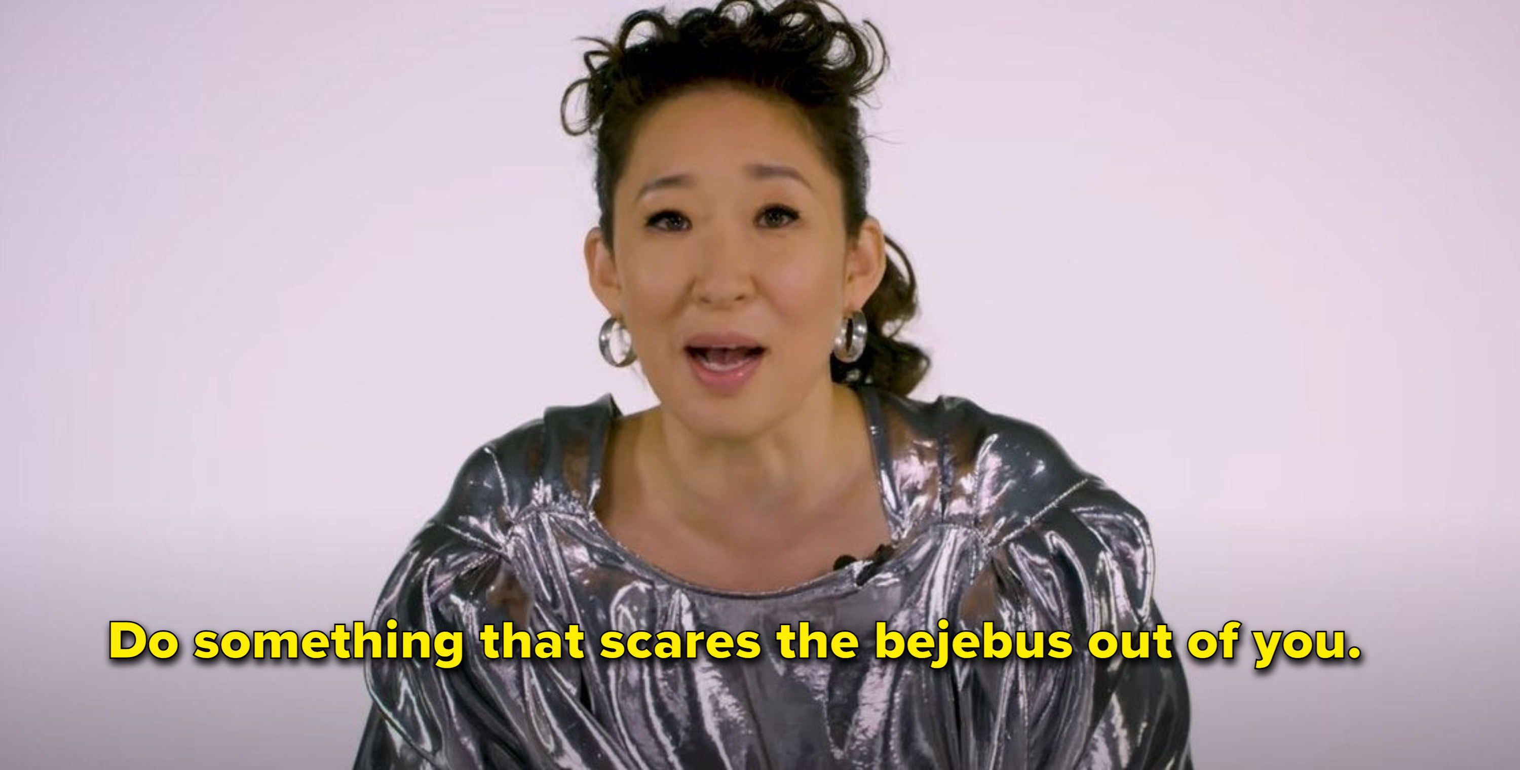 Sandra Oh says: &quot;Do something that scares the bejebus out of you&quot;