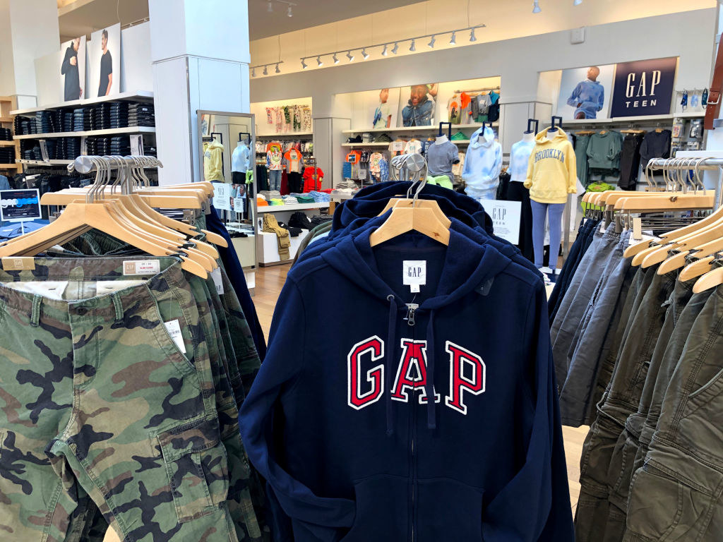 A Gap branded sweatshirt