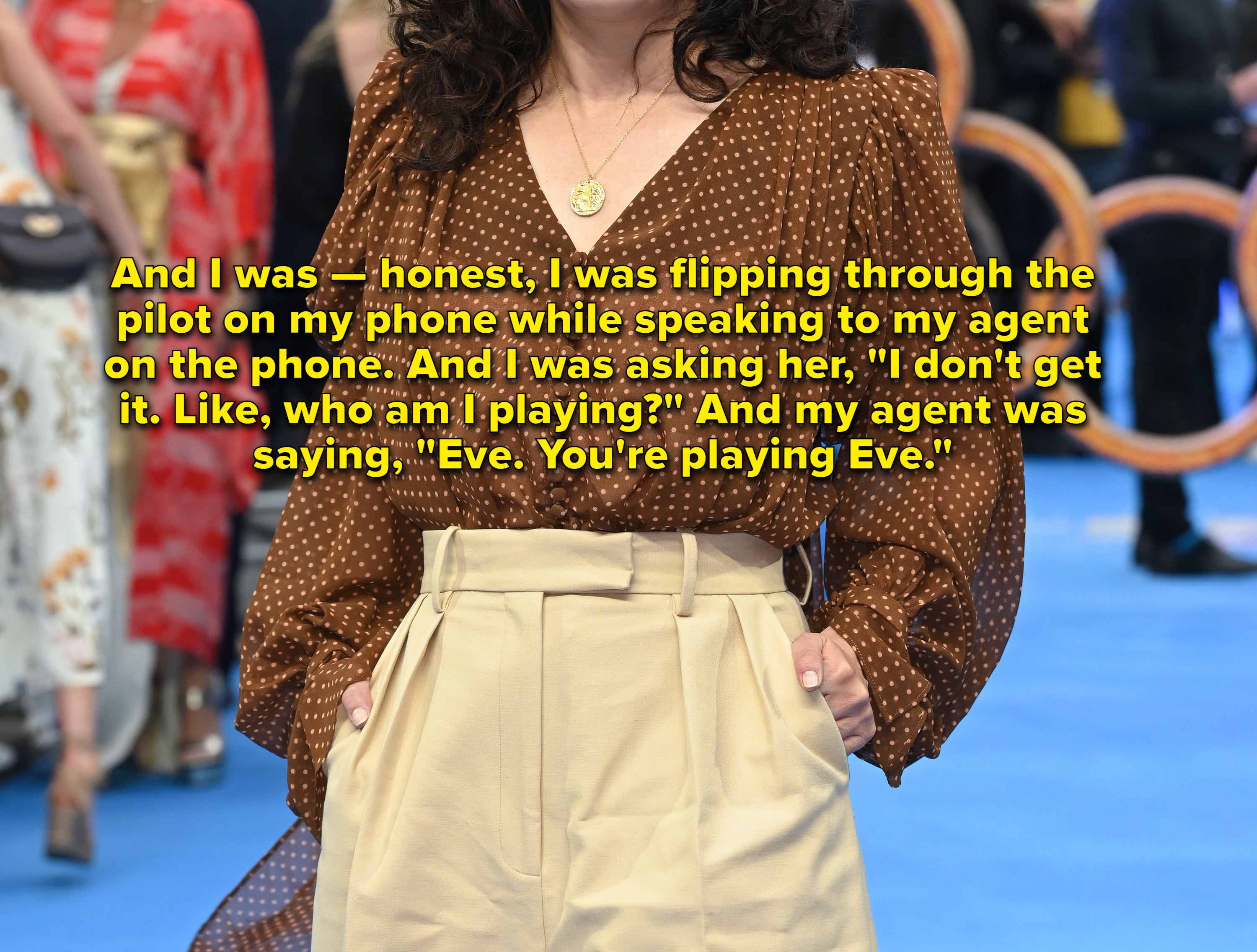 Sandra Oh at premiere