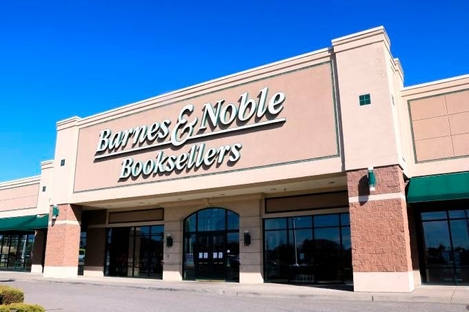 A barnes and noble storefront