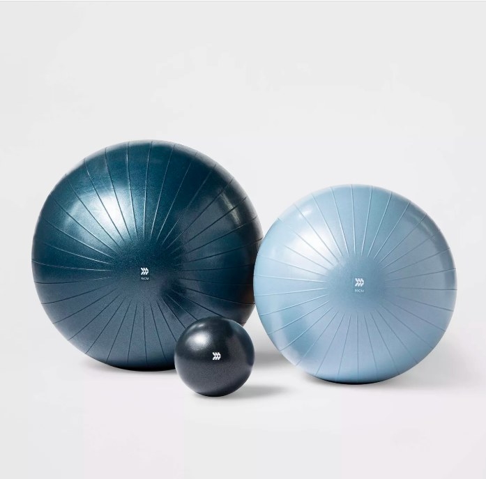 The three different stability balls