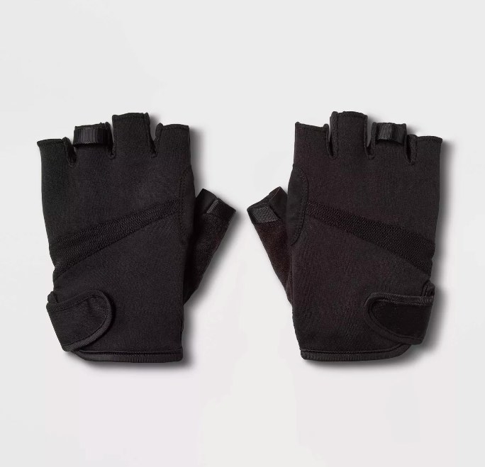 The black gloves
