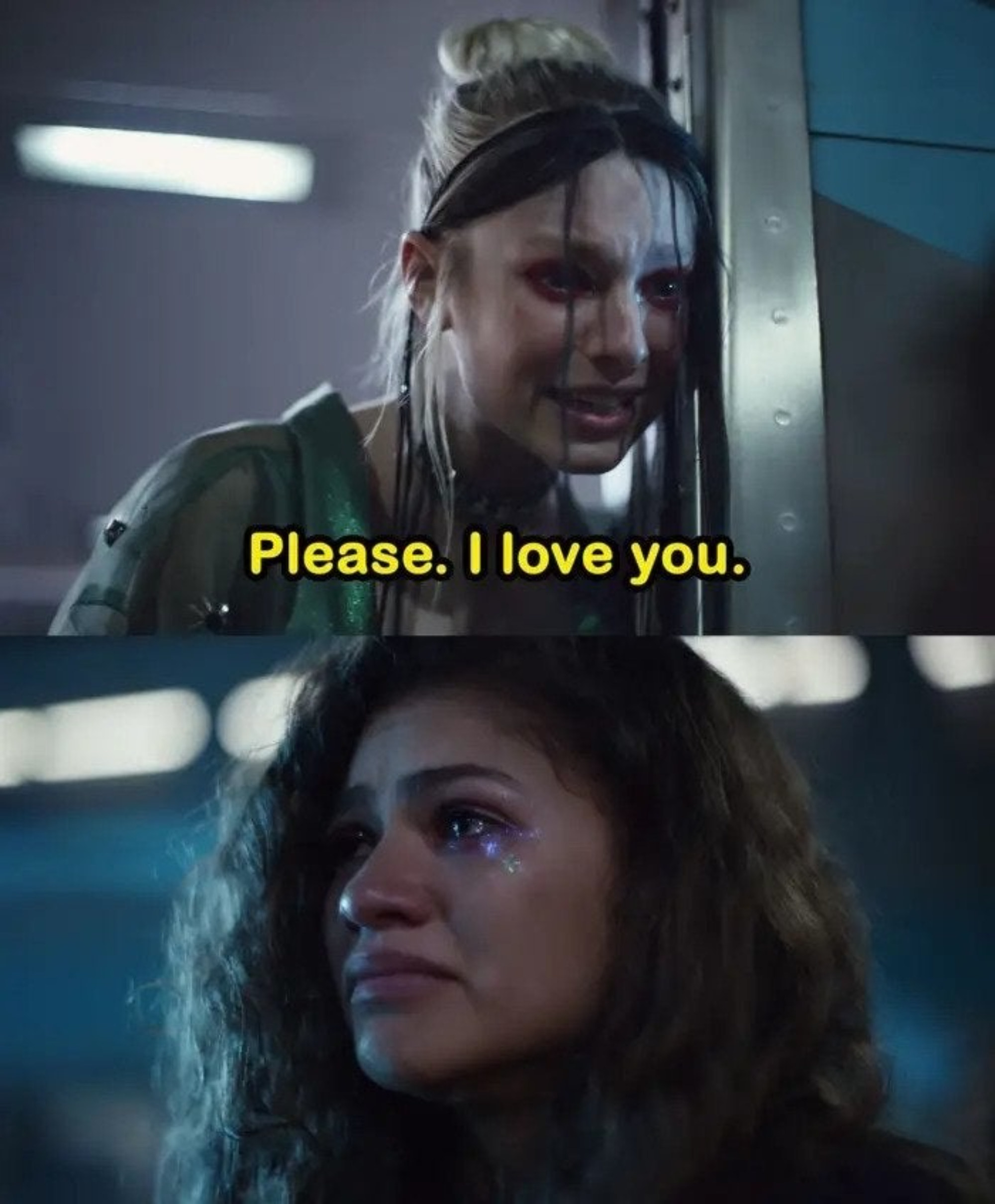 Jules begs Rue "Please, I love you"