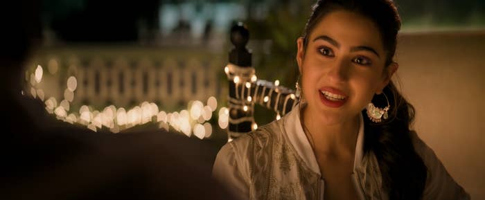 Sara Ali Khan in a still from Simmba