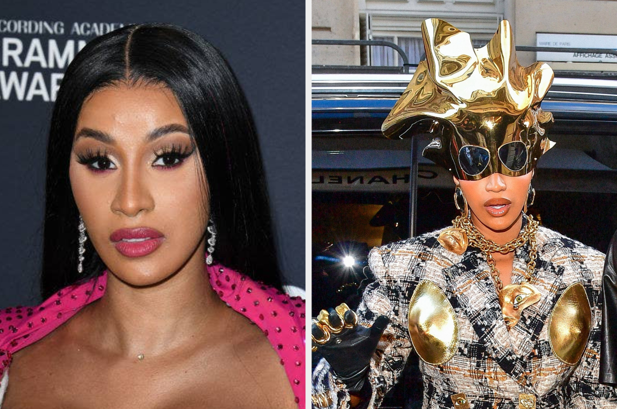 Mum covers nipples with gift wrap ribbons as she mocks Cardi B's risque  outfit - Daily Star